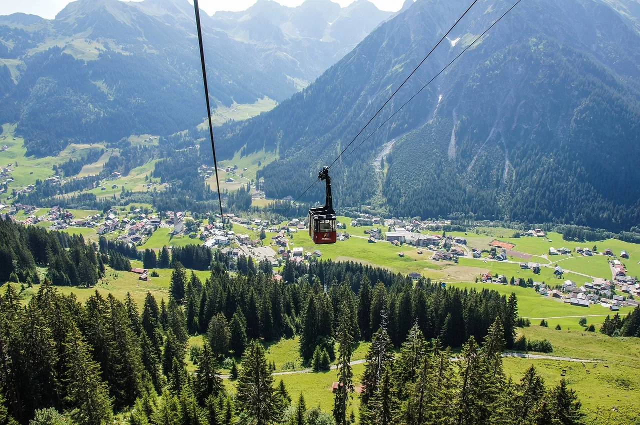 Berge in Kleinwalsertal