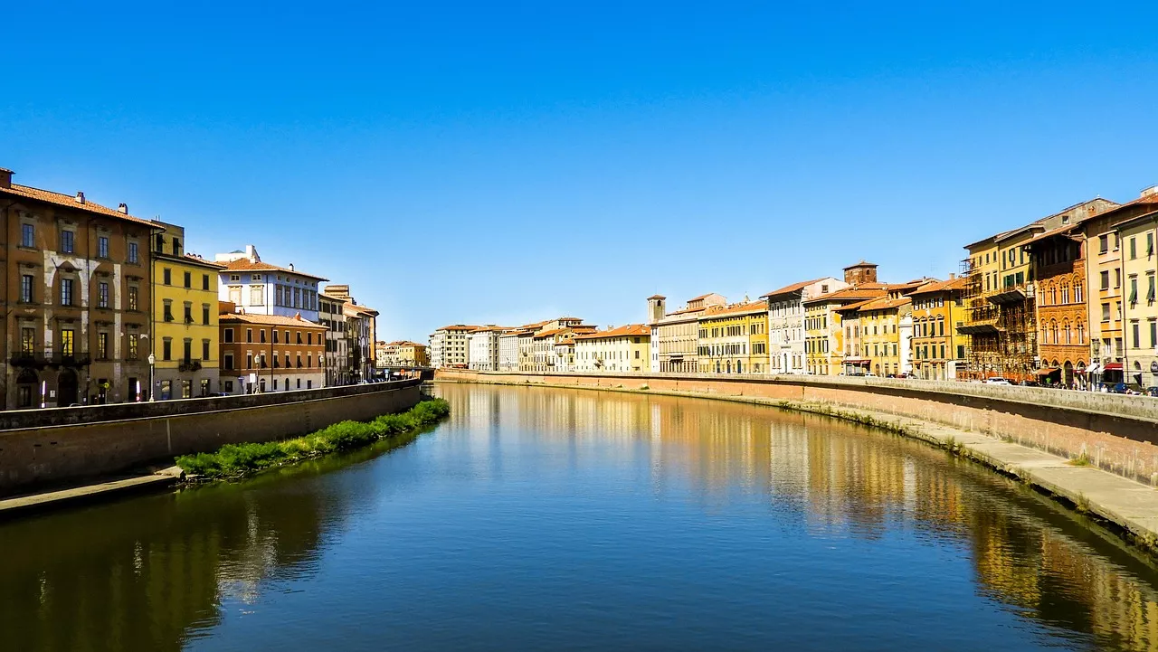 Fluss in Pisa