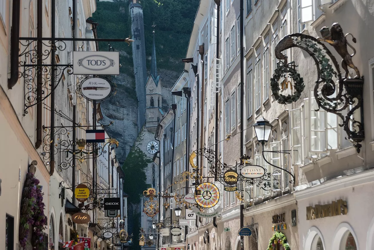 Getreidegasse in Salzburg