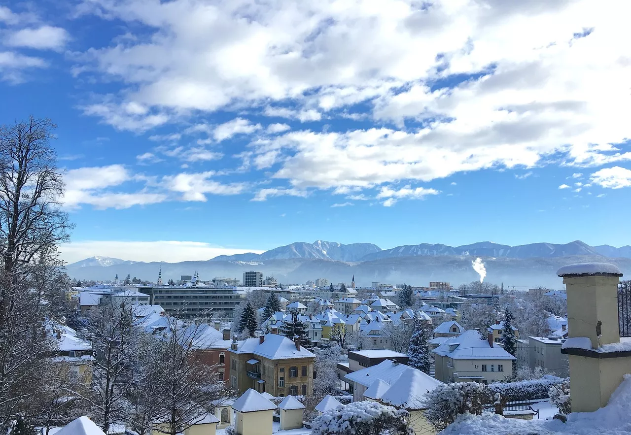 Klagenfurt im Winter