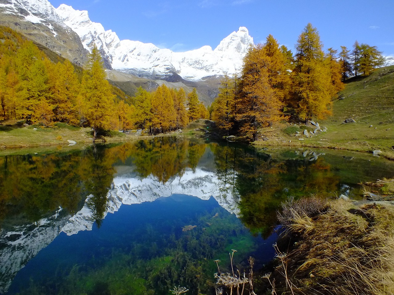 Lago Bleu Valle in Aosta
