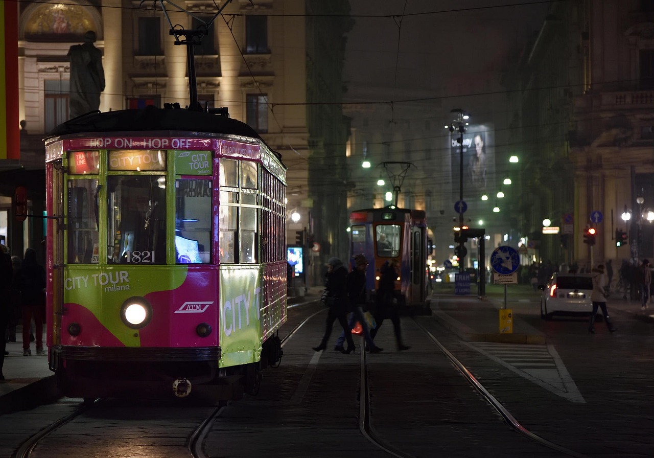 Mailand bei Nacht