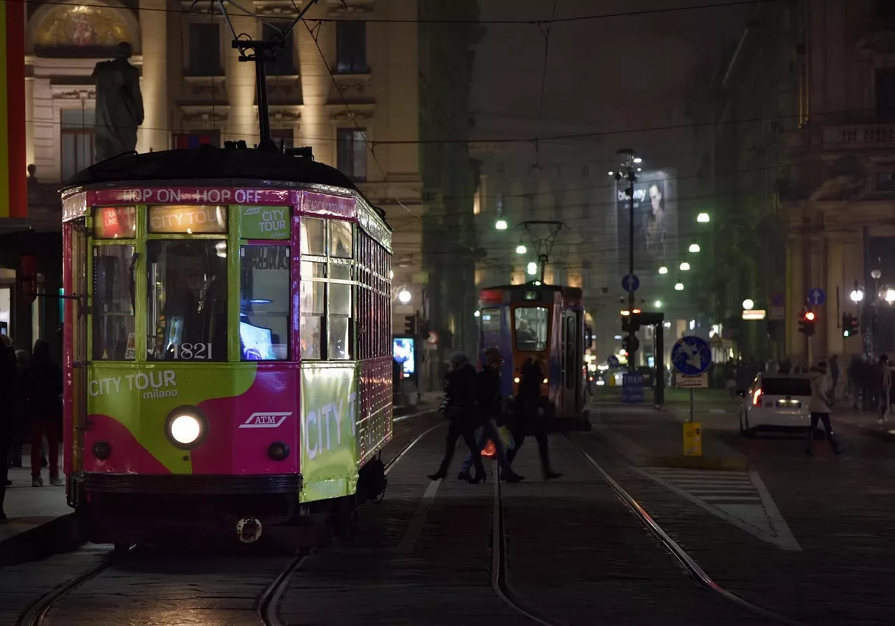 Mailand bei Nacht