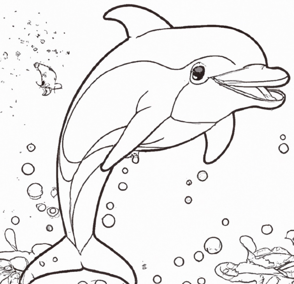Delphin Malvorlage
