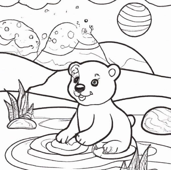 Eisbär Malvorlagen - kostenlos herunterladen