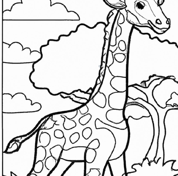 Giraffen-Malvorlagen: Kostenloser Spaß für Groß und Klein!
