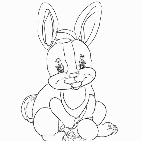 Malvorlage Hase