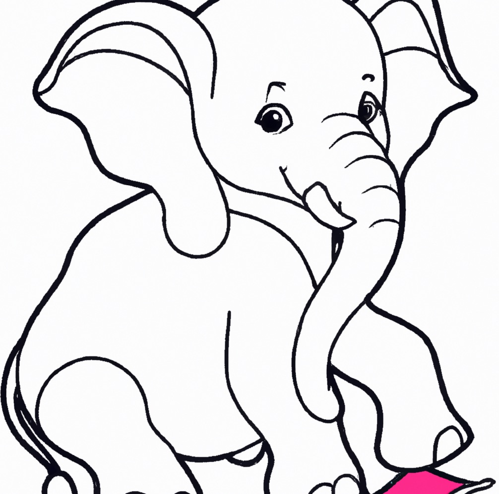 10 tolle Malvorlagen von Elefanten - kostenlos herunterladen