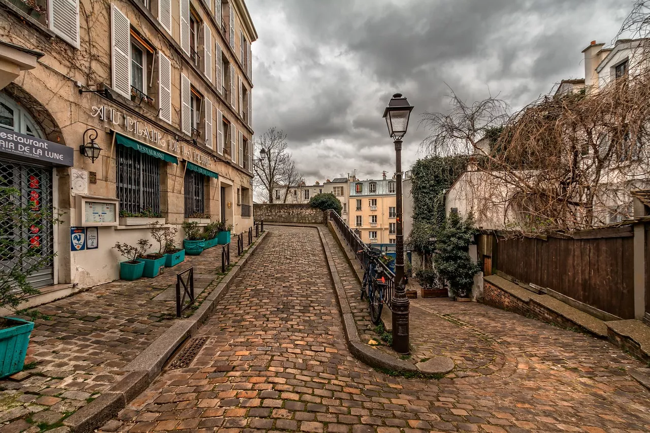 Montmartre Path in Paris