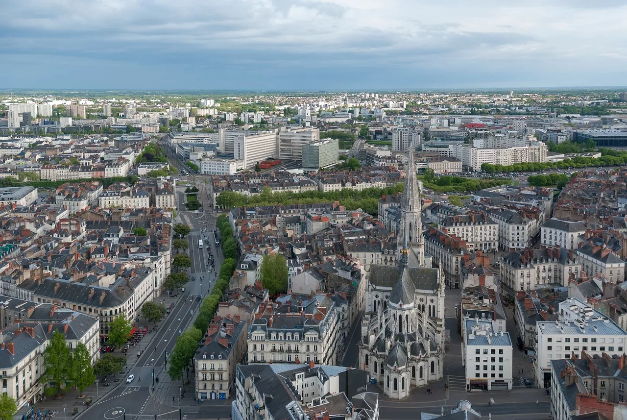 Nantes von Oben