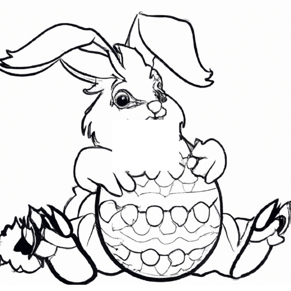 Osterhasen Malvorlagen