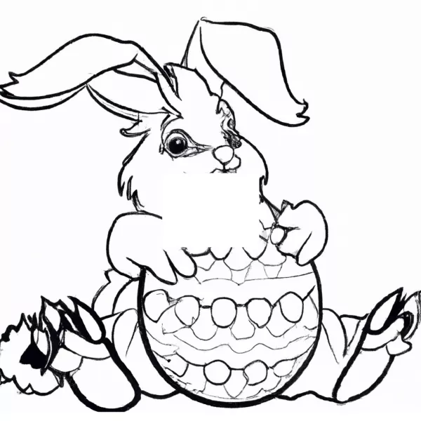 Osterhasen Malvorlagen