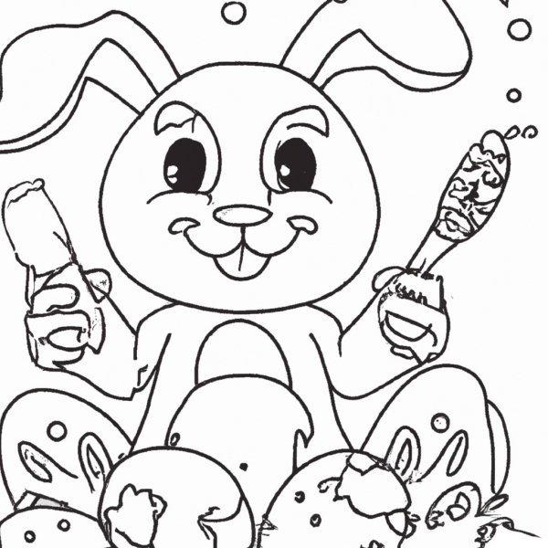 Osterhasen Malvorlagen