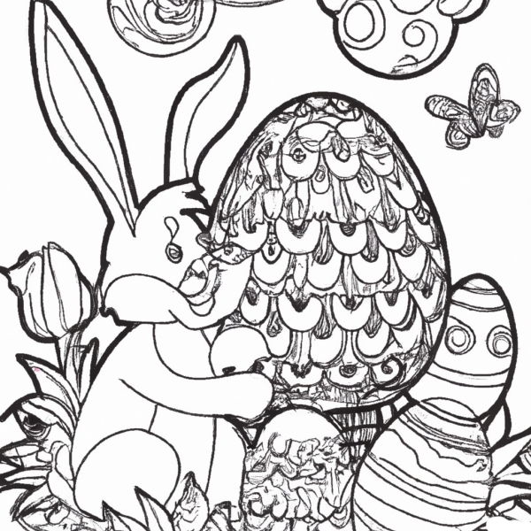 Osterhasen Malvorlagen