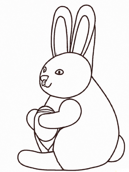 Osterhasen Malvorlagen