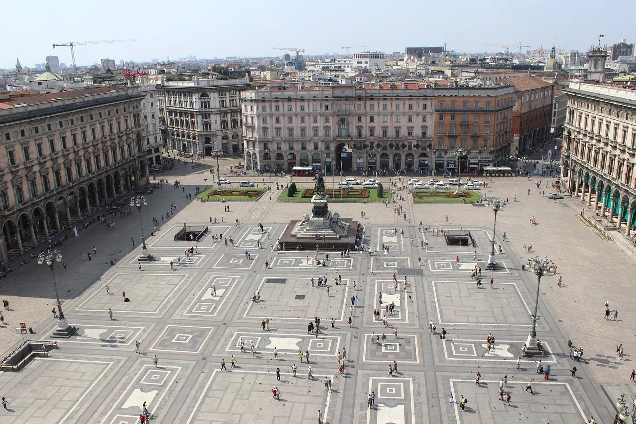 Piazza Duomo in Mailand