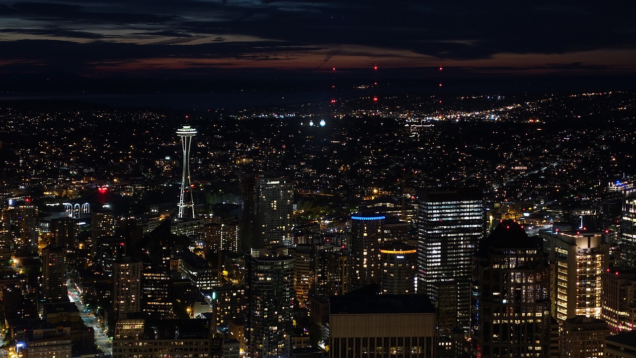 Seattle bei Nacht