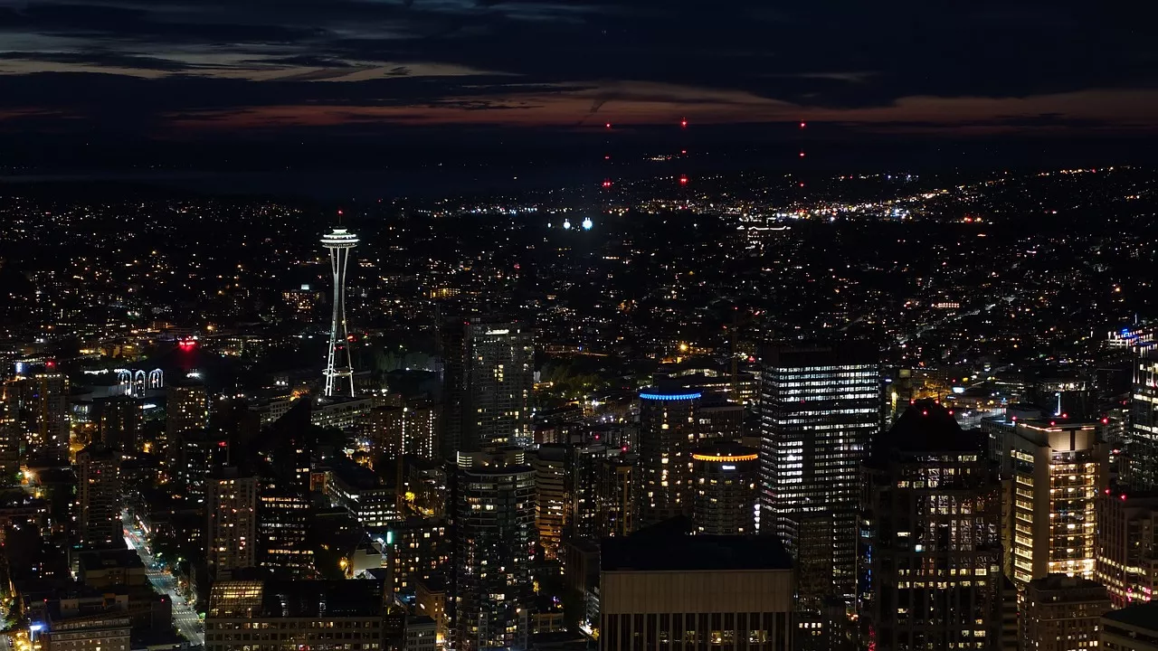 Seattle bei Nacht