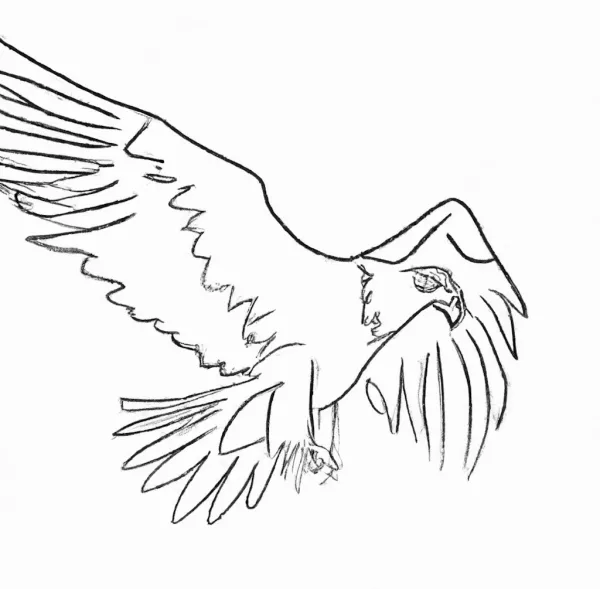 Malvorlage Vogel Adler