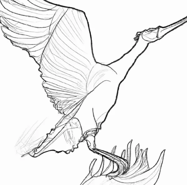 Malvorlage Vogel Storch